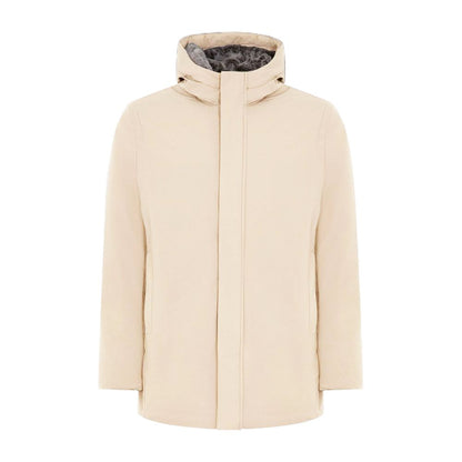 White Polyester Jackets & Coat