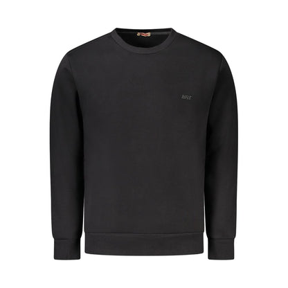 Black Cotton Sweatshirt