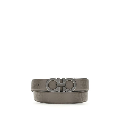 Gray Calf Leather Bos Taurus Belt