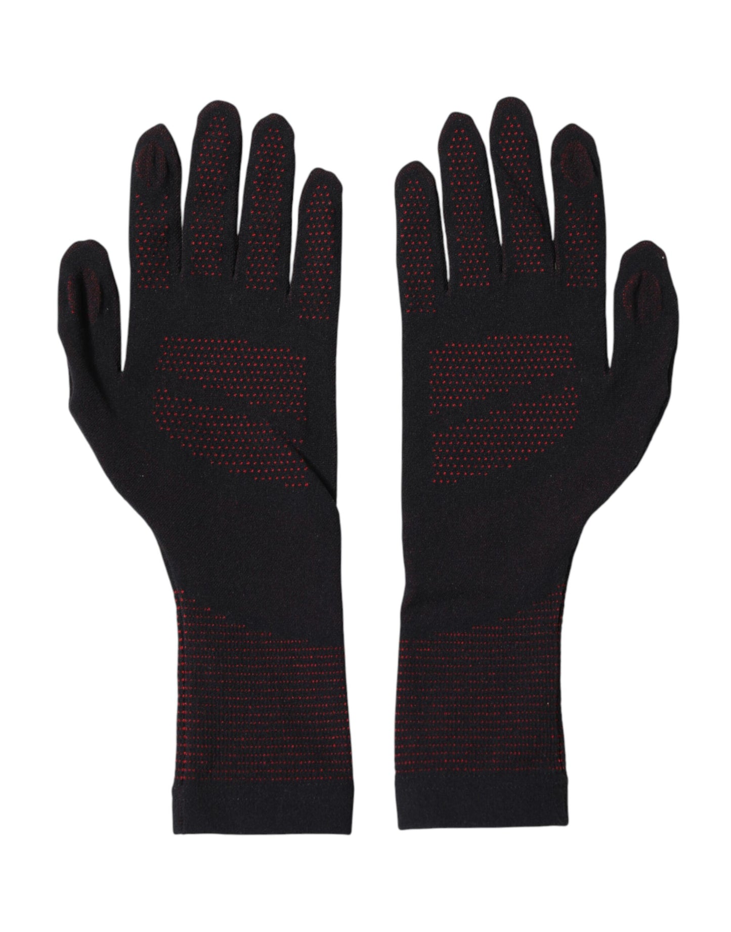 Black DG Logo Cotton Hands Mitten Men Gloves