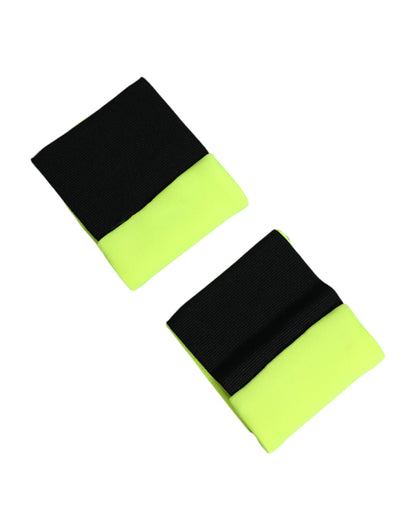 Yellow Green DG Logo Polyester 1 Pair  Wristband