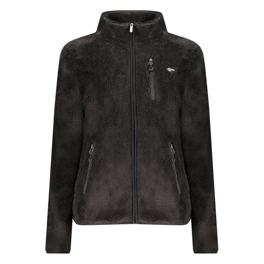 Black Polyester Sweatshirt