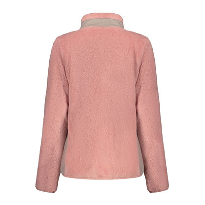 Pink Polyester Women Sweater