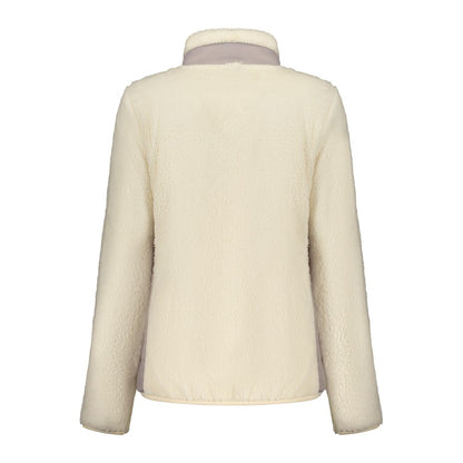 White Polyester Women Sweater