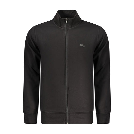 Black Cotton Sweatshirt