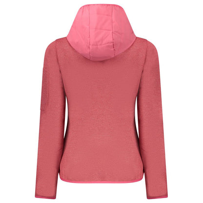Pink Polyester Women Jacket