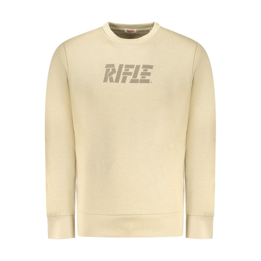 Beige Cotton Sweatshirt