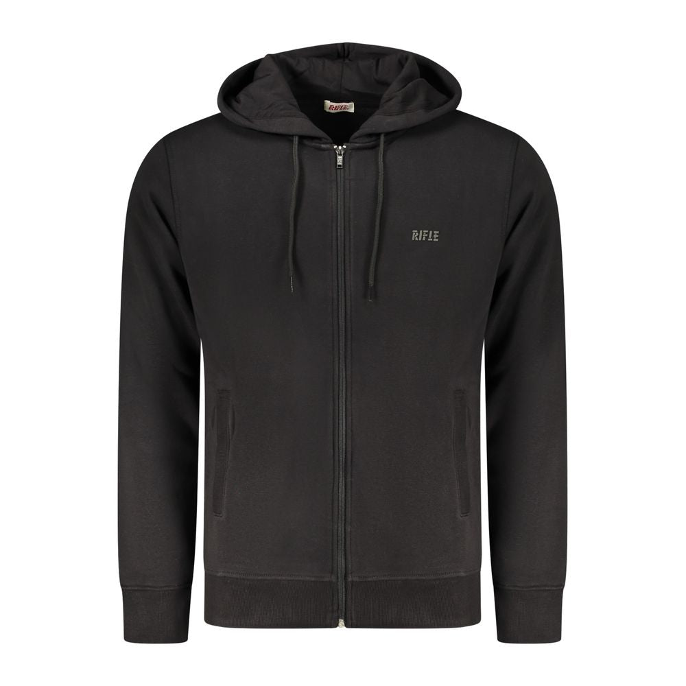 Black Cotton Sweatshirt