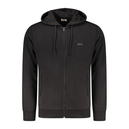 Black Cotton Sweatshirt