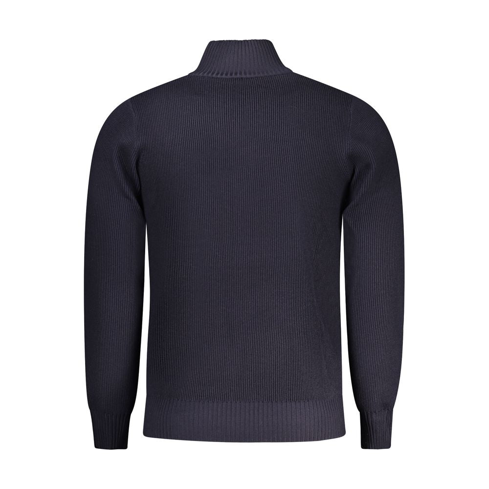 Blue Nylon Sweater