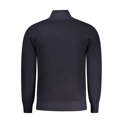 Blue Nylon Sweater