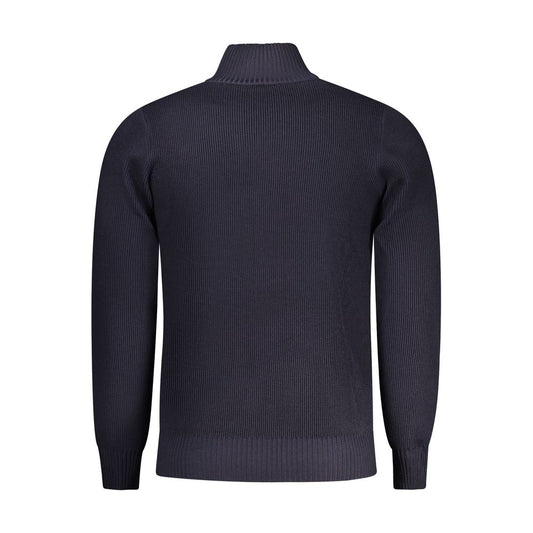 Blue Nylon Sweater