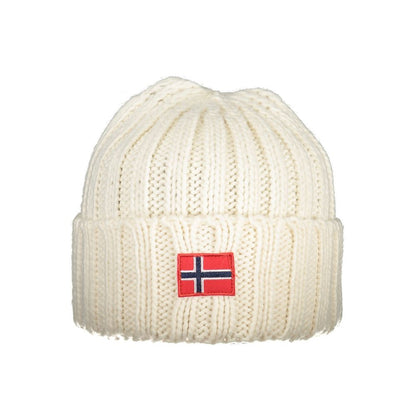 White Marabou Men Cap