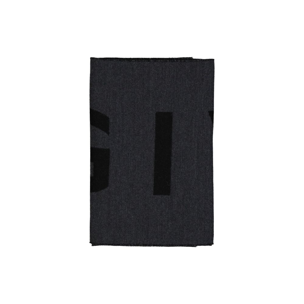 Gray Virgin Wool Scarf