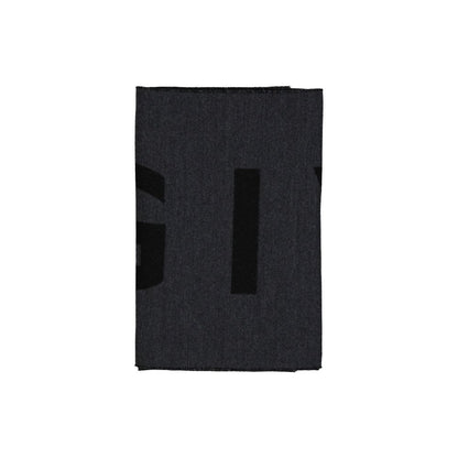 Gray Virgin Wool Scarf