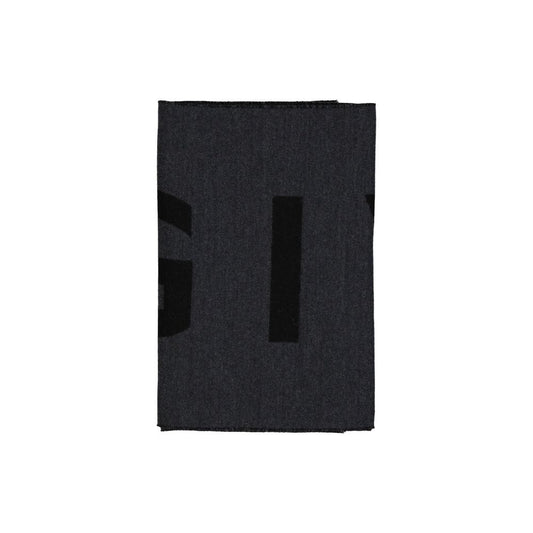 Gray Virgin Wool Scarf