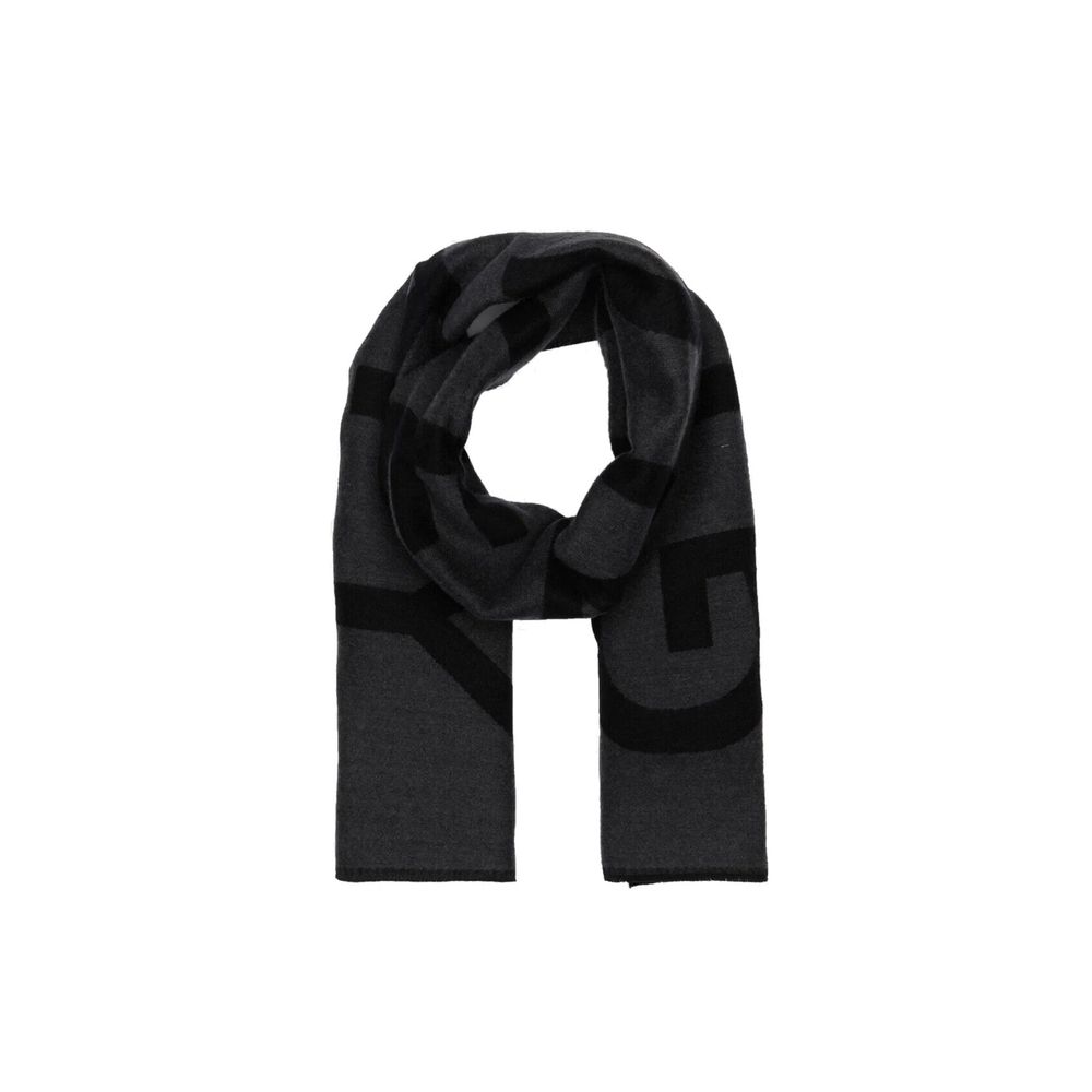Gray Virgin Wool Scarf