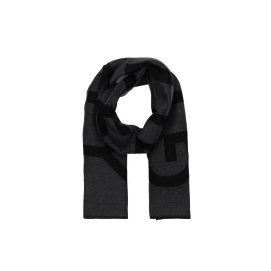 Gray Virgin Wool Scarf