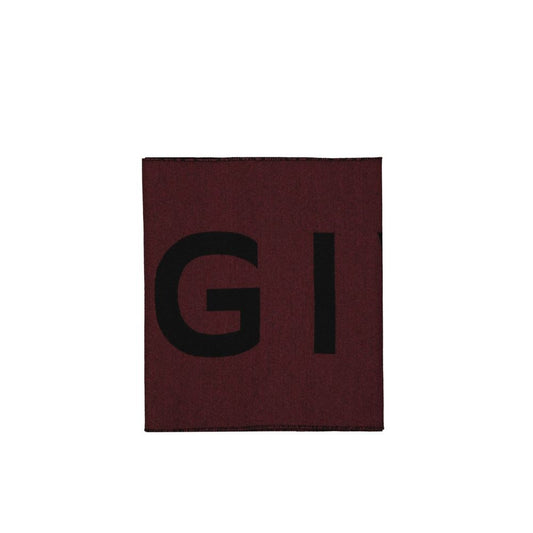Red Virgin Wool Scarf