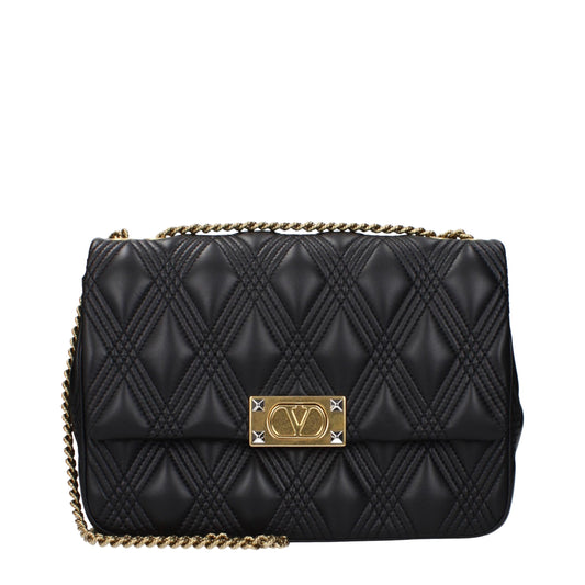 Black Leather Shoulder Bag