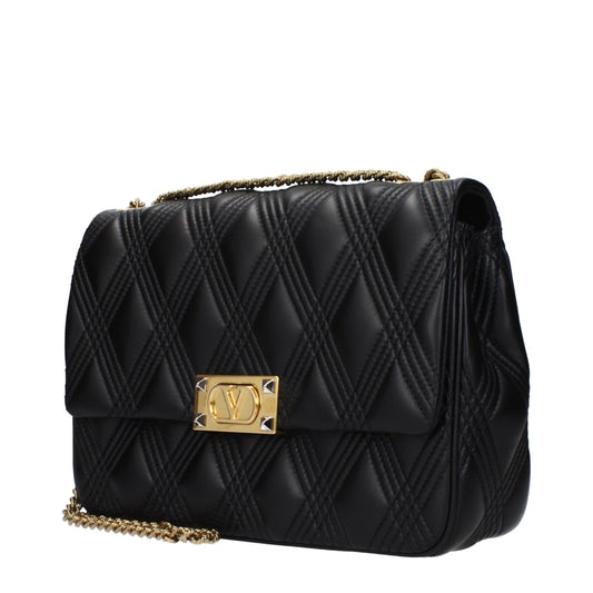 Black Leather Shoulder Bag