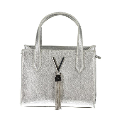 Gray Polyethylene Women Handbag