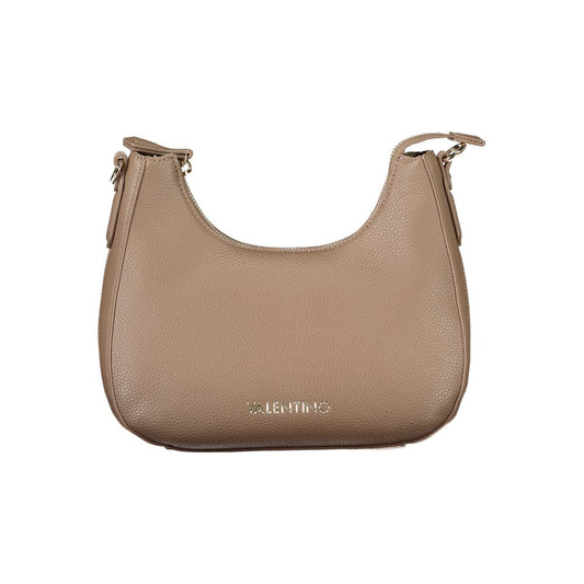 Brown Polyethylene Women Handbag