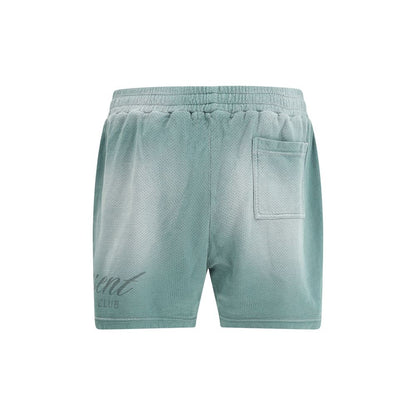 Bicolor Cotton Bermuda Shorts