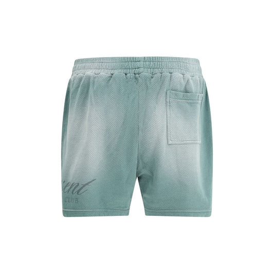 Bicolor Cotton Bermuda Shorts