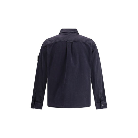 Blue Cotton Dress Shirt