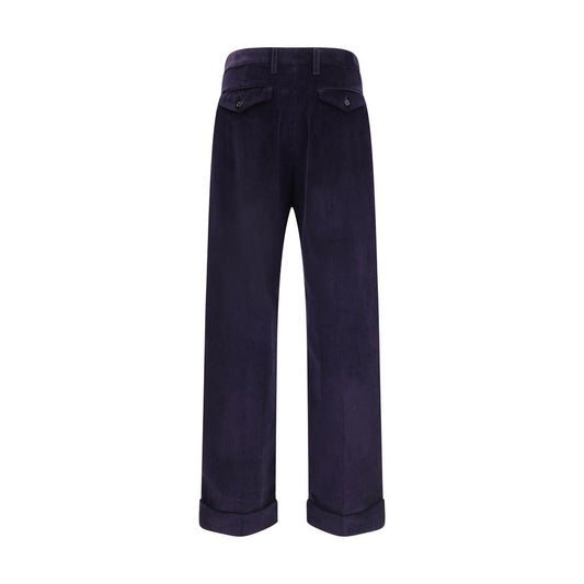 Blue Cotton Pants