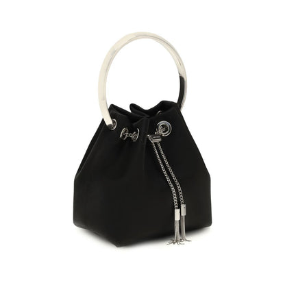 Black Silk Backet Bag