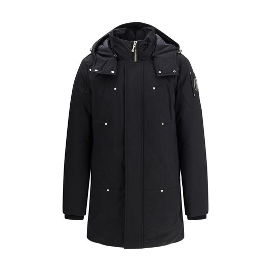 Black Cotton Parka