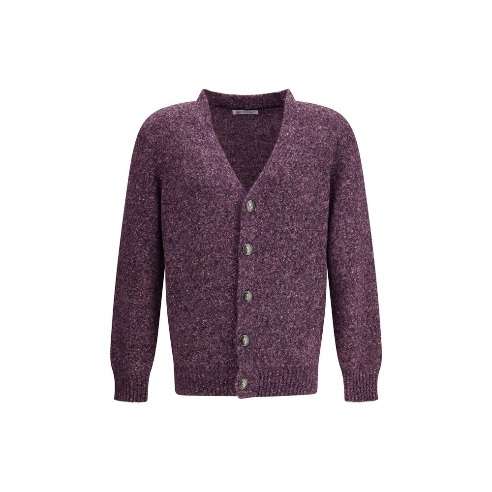Purple Alpaca Vicugna Pacos Cardigan