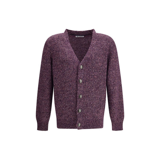 Purple Alpaca Vicugna Pacos Cardigan