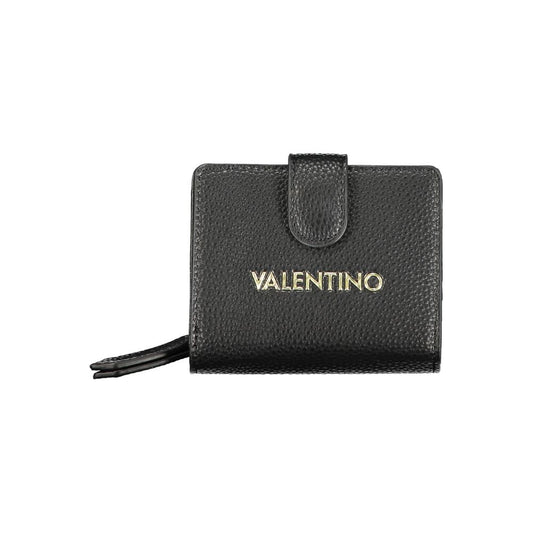 Black Polyurethane Women Wallet