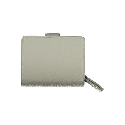 Grigio Polyurethane Women Wallet