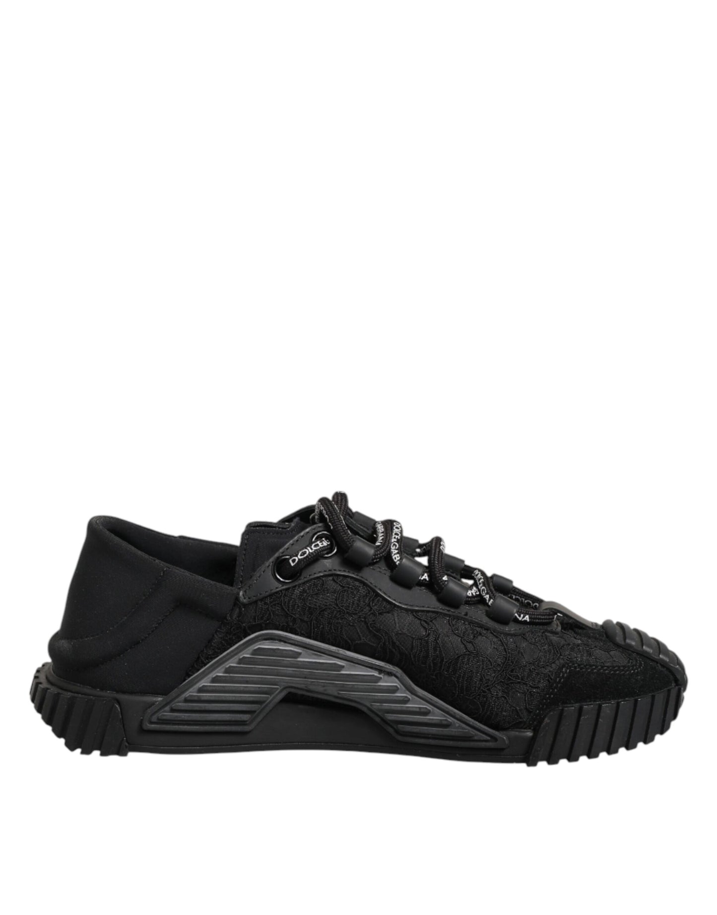 Black Logo Lace Low Top NS1 Sneakers Shoes