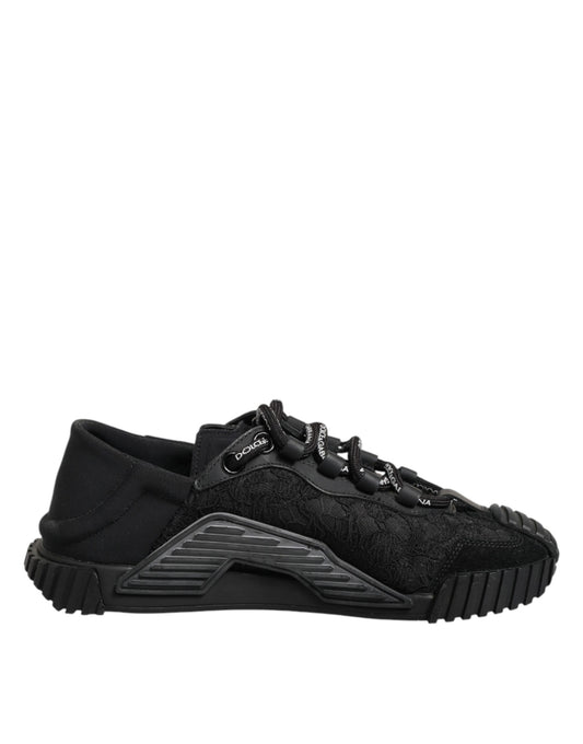 Black Logo Lace Low Top NS1 Sneakers Shoes