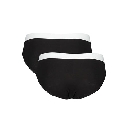 Black Cotton Men's Brief