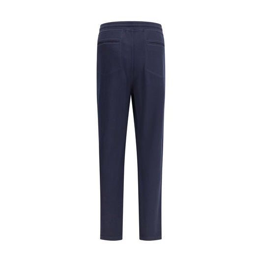 Blue Cashmere Casual Pants