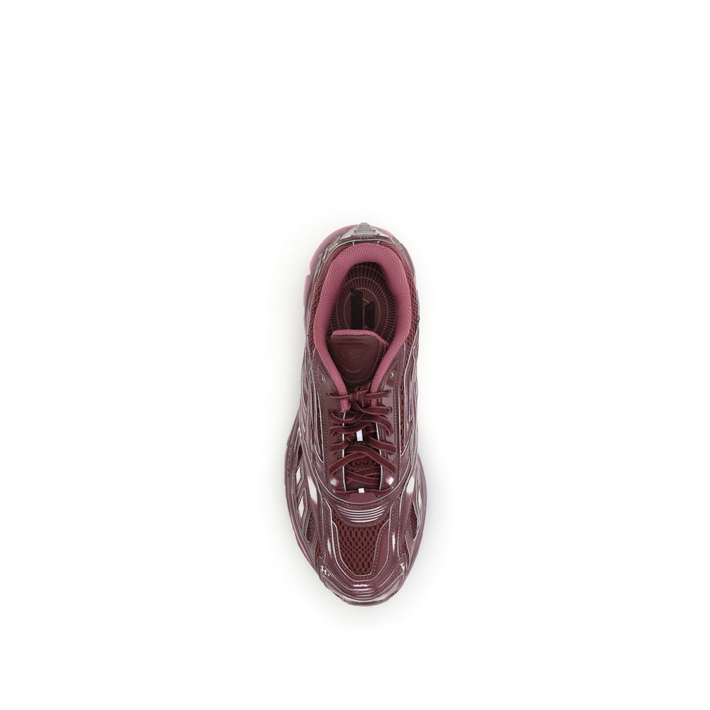Bordeaux Polyethylene Athletic Sneakers