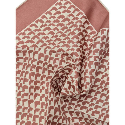 Brown Silk Pocket Square