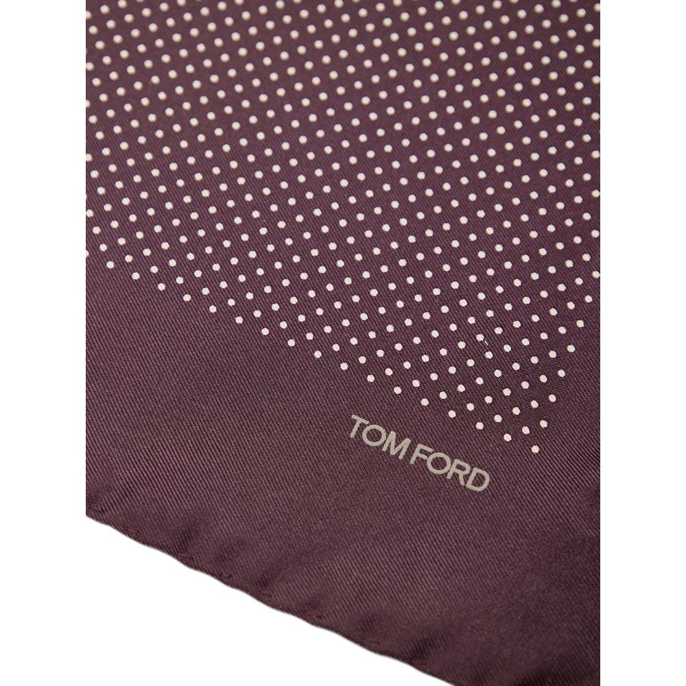 Bordeaux Silk Pocket Square