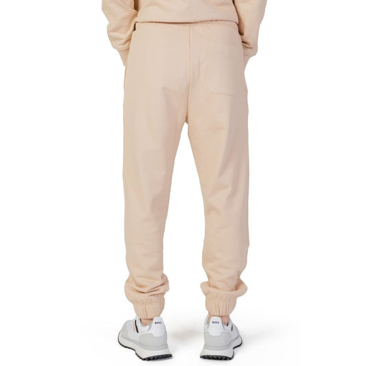 Beige Cotton Joggers (Workout Pants)