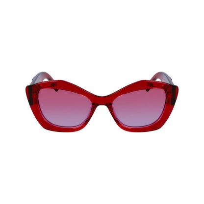 Red Acetate Sunglasses