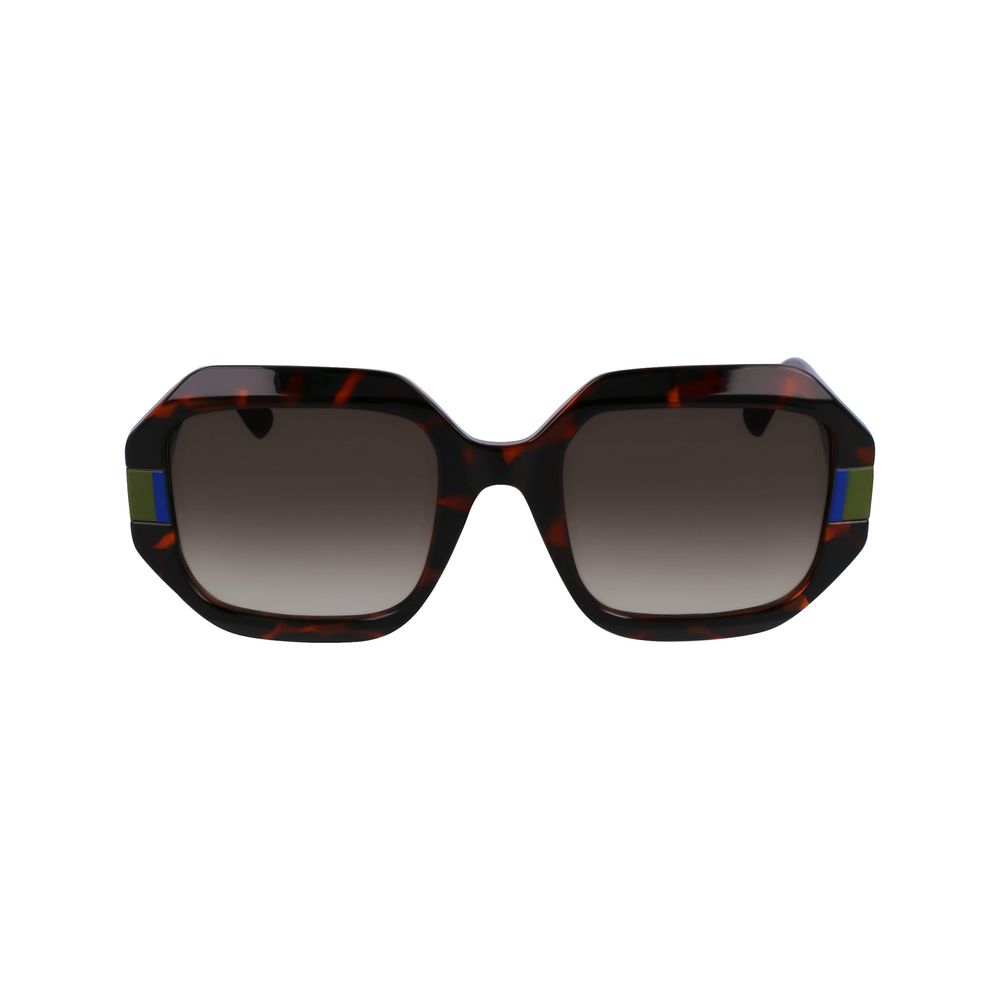 Brown Injected Sunglasses