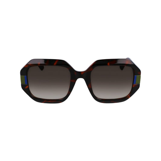 Brown Injected Sunglasses