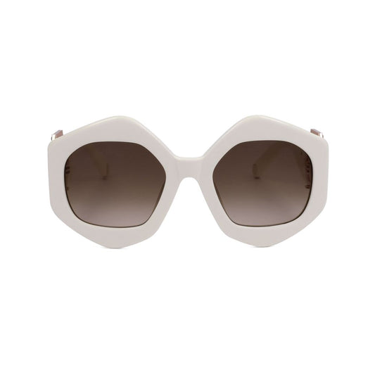 White Acetate Sunglasses