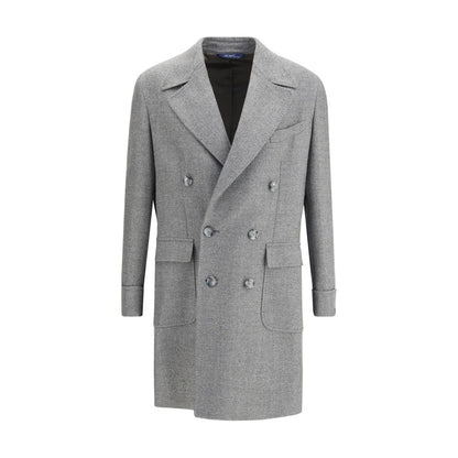 Gray Fleece Wool Coat